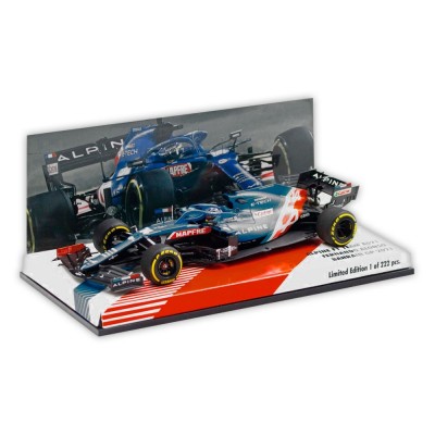 Miniature 1:43 Voiture Alpine F1 A521 2021 'Fernando Alonso'