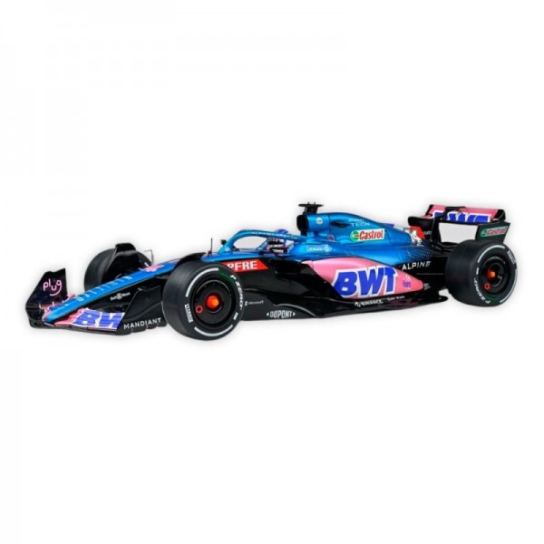 Réplica 1:18 Carro Alpine F1 A522 2022 Fernando Alonso