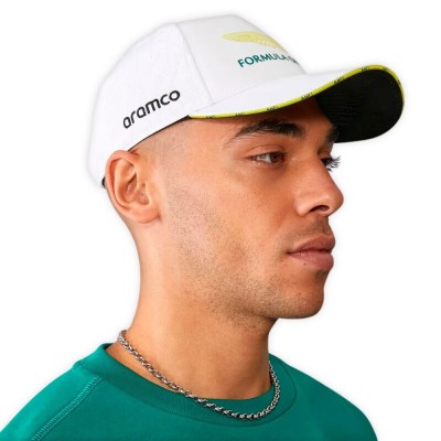 Gorra Aston Martin F1 Blanca