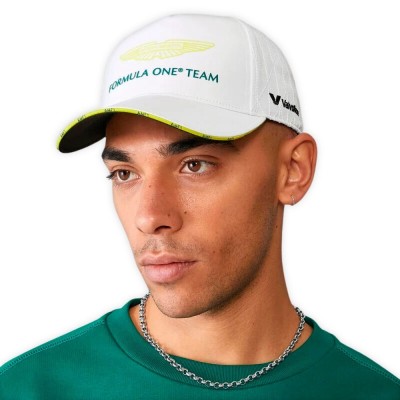 Gorra Aston Martin F1 Blanca