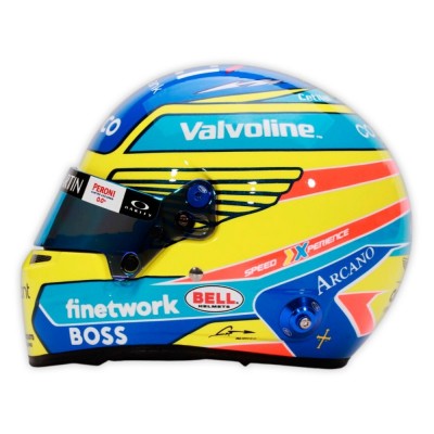 Mini Capacete 1:2 Fernando Alonso 'Aston Martin 2024'