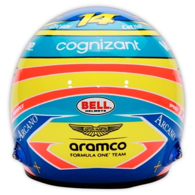 Casco Mini Helmet 1:2 Fernando Alonso 'Aston Martin 2024'