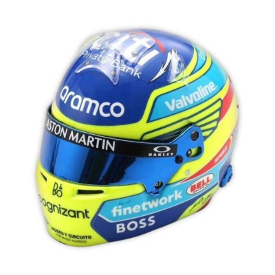 Mini Casco 1:5 Fernando Alonso 'Aston Martin 2024'