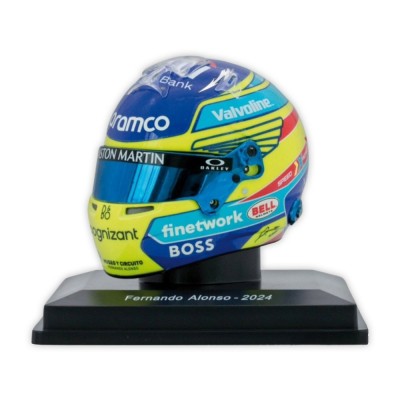 Mini Casco 1:5 Fernando Alonso 'Aston Martin 2024'